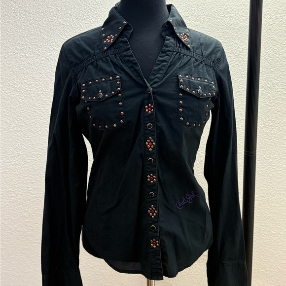 Cruel Girl Black Jacket with Copper Accents 💜 - Picture 1 of 9